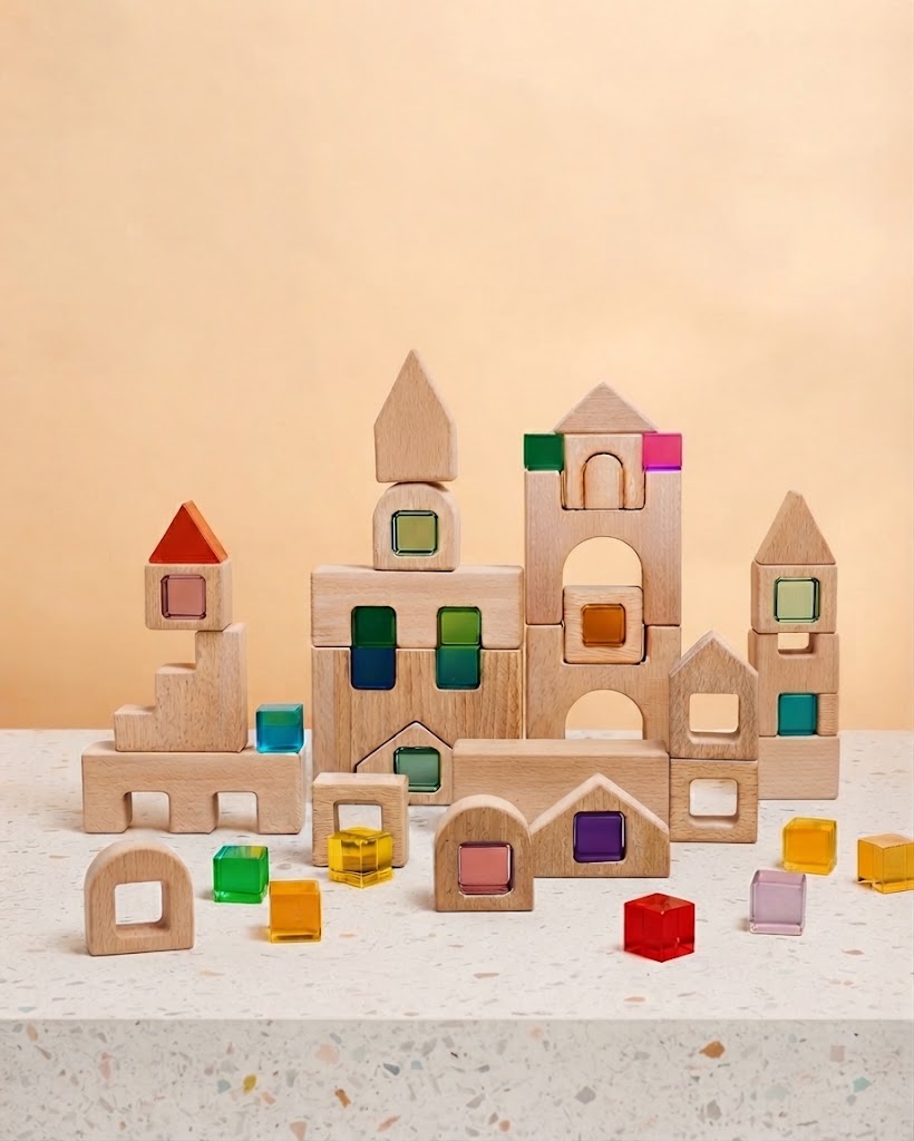 Casa Fête Translucent Wooden Castle Mosaic Set